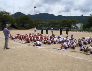 代表候補選手が4月に総合市民センターを視察