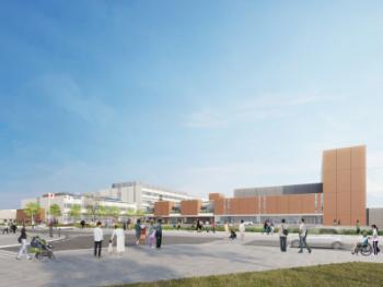 2年後の供用開始を目指す新庁舎・市民交流施設