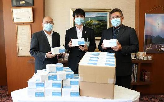 サージカルマスクの寄贈