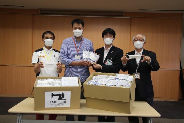 未就学児用マスクの寄贈