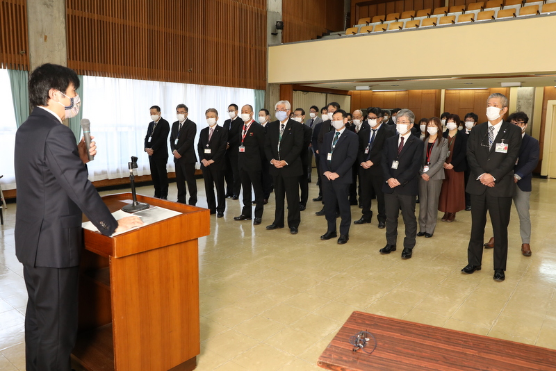 令和3年の仕事始め式