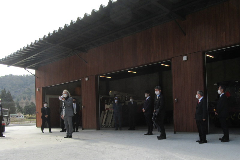 株式会社萬乗醸造での新蔵第二期工事完成式典