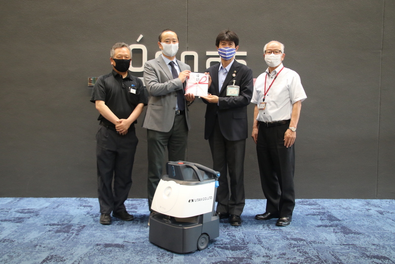 株式会社ユタックス感謝状贈呈式