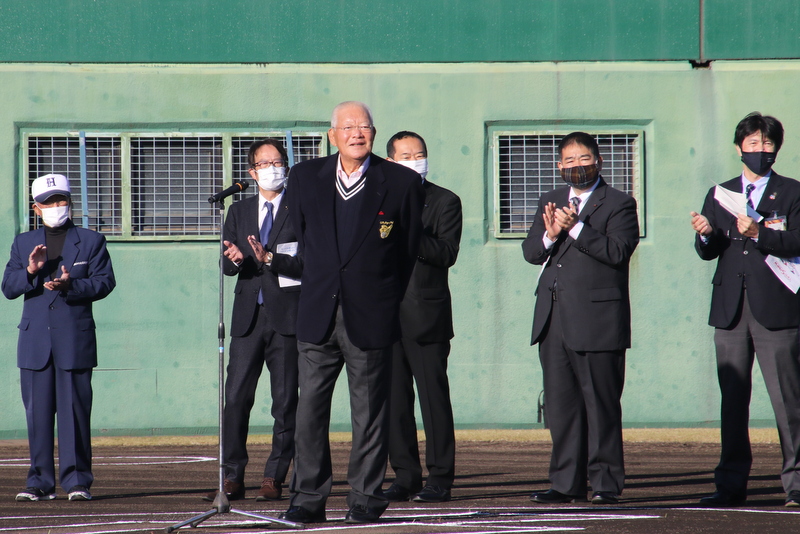 鈴木啓示による激励