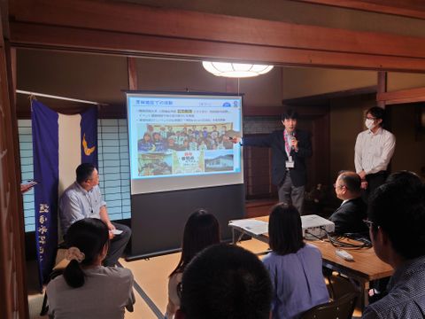 関西学院大学生の発表