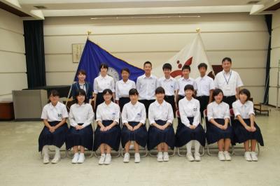 中学生親善使節団壮行会