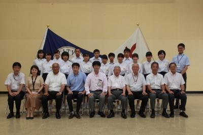 29年7月6日中学生親善使節団結団式