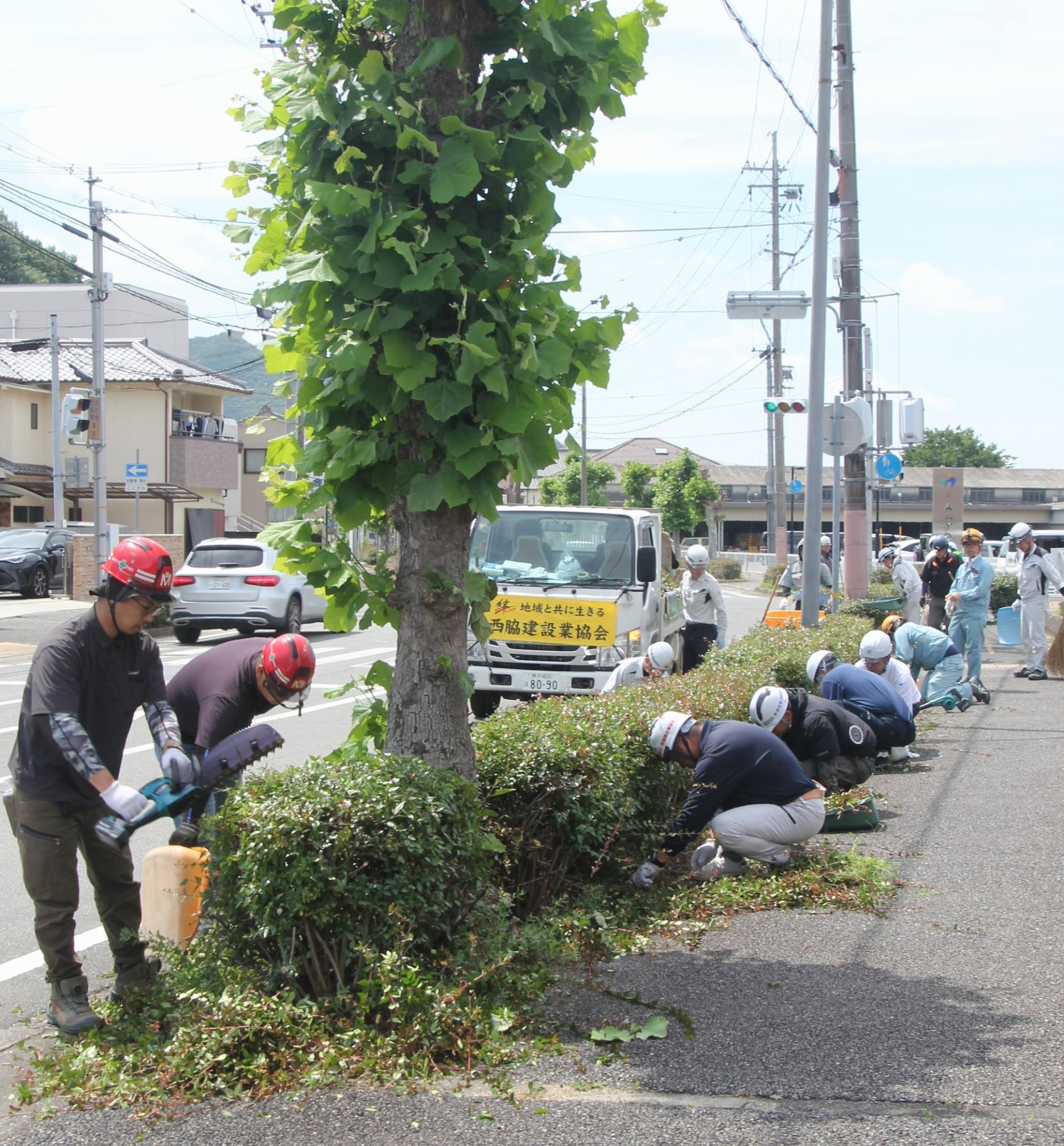 善意の日　建設業協会奉仕作業