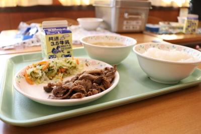 黒田庄和牛の給食