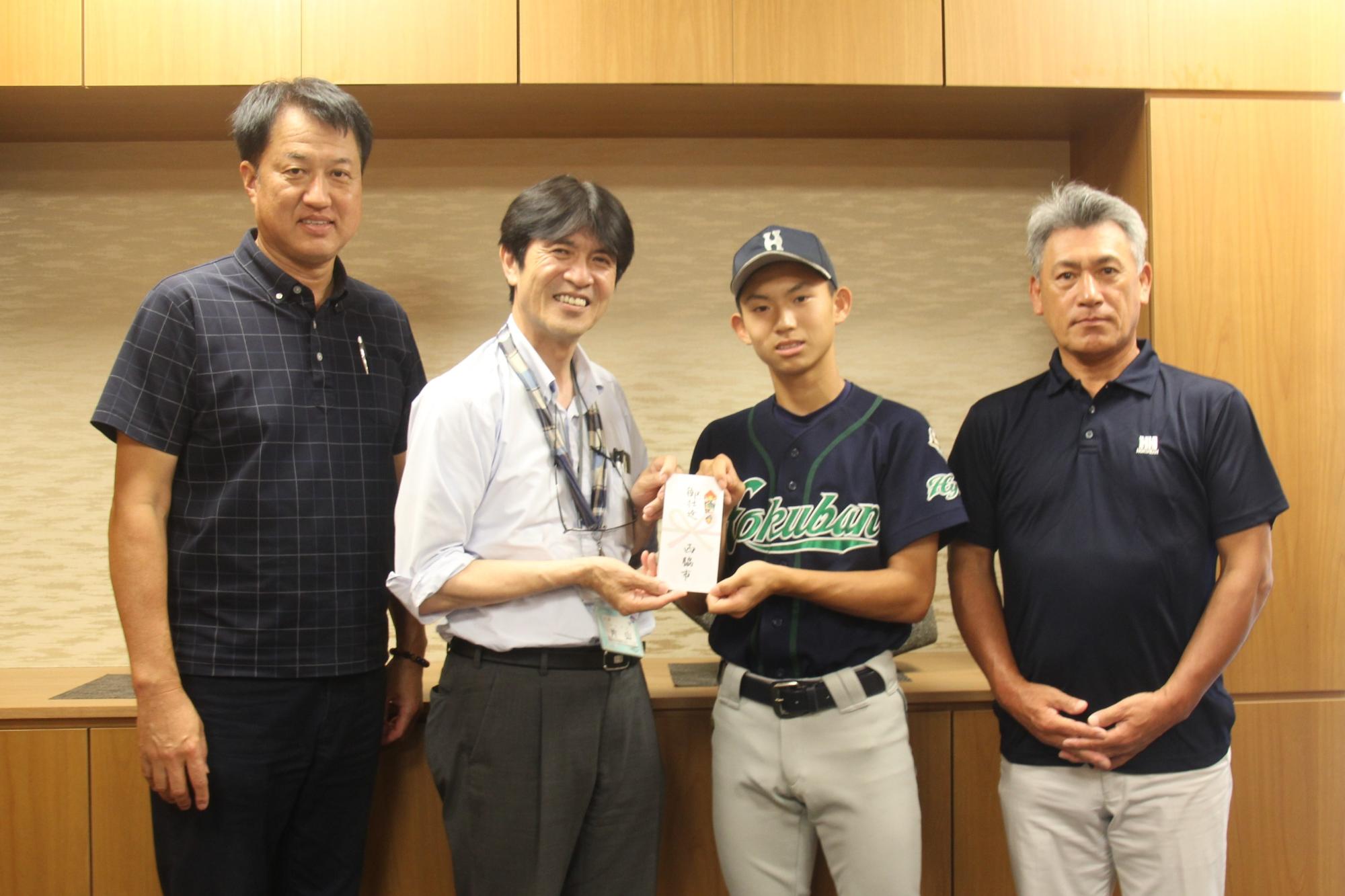 筒井貴大氏　表敬訪問