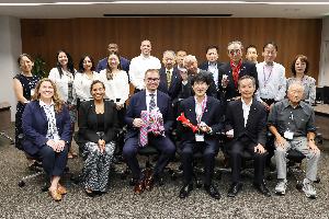 令和7年に西脇市を訪れたレントン市民使節団員ら