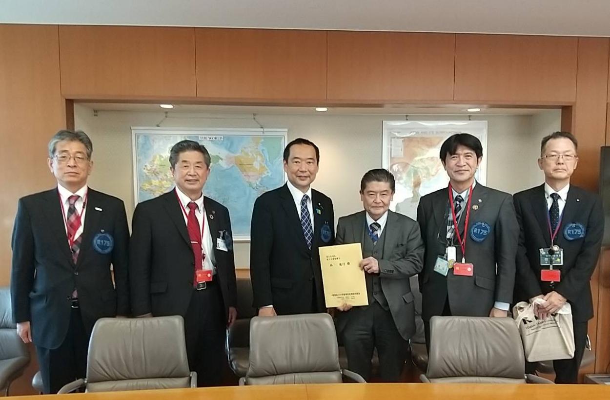 令和4年度一般国道175号整備促進期成同盟会　秋季要望　国土交通省林審議官