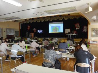 メイン会場での研修の様子