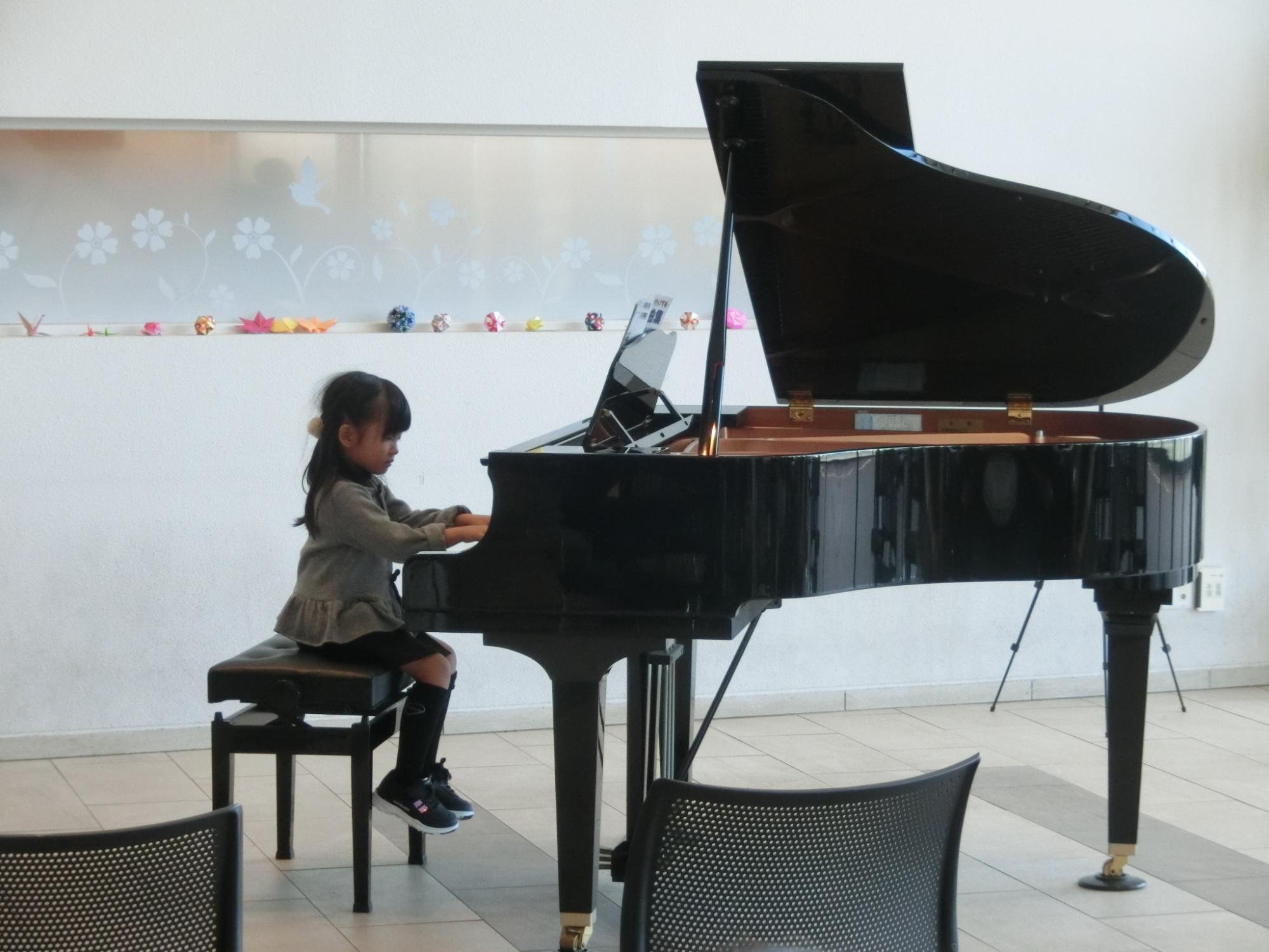 ピアノリレーの様子