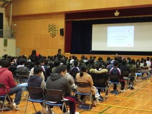 西脇北高校での授業の様子