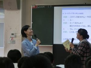 授業ではロールプレイが行われました