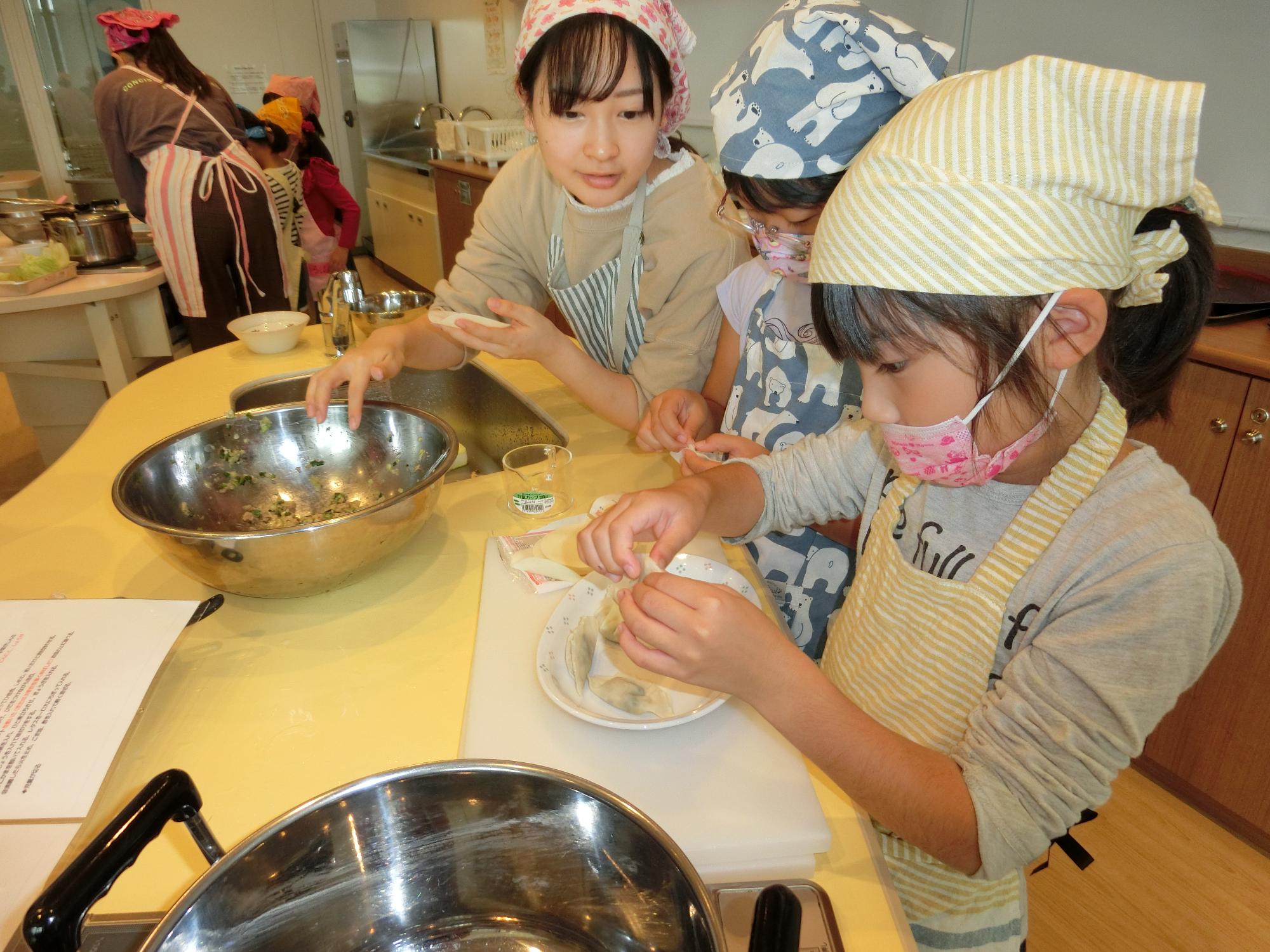 10月クッキングの様子