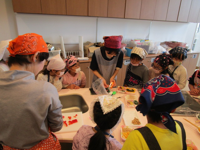 11月クッキングの様子