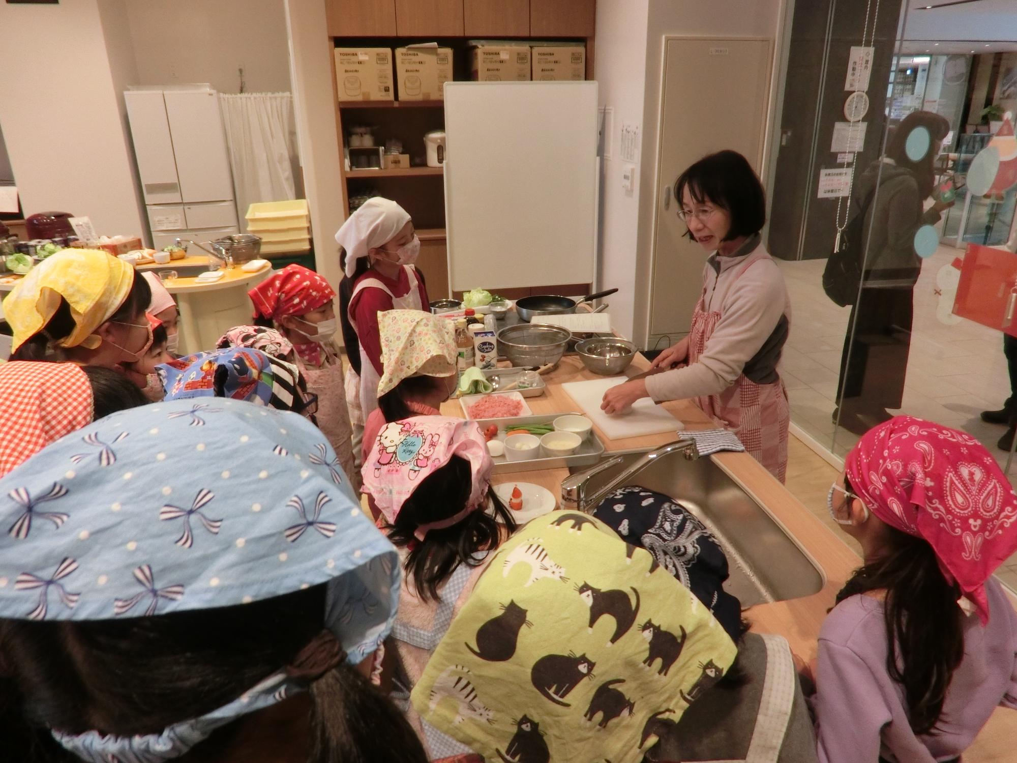 12月クッキングの様子