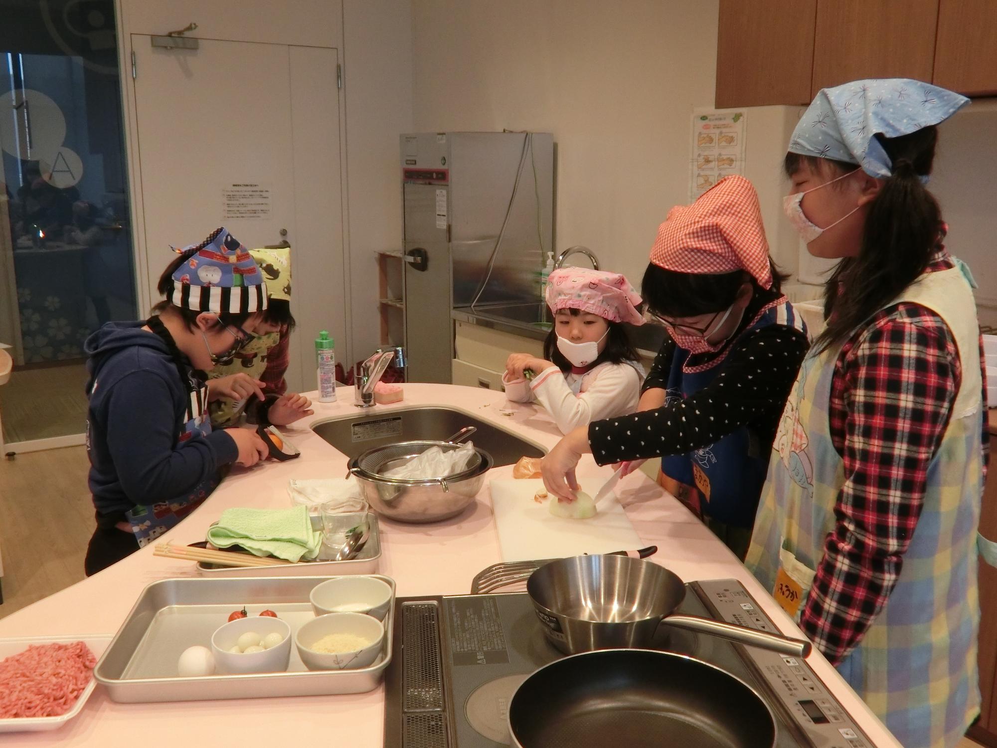 12月クッキングの様子