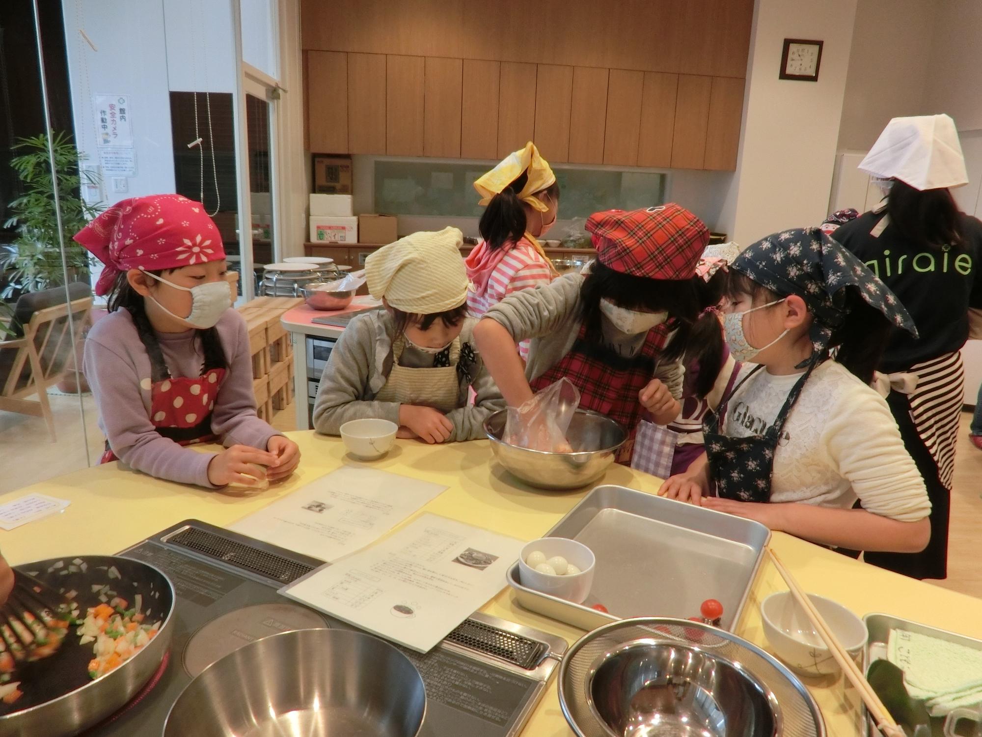 12月クッキングの様子