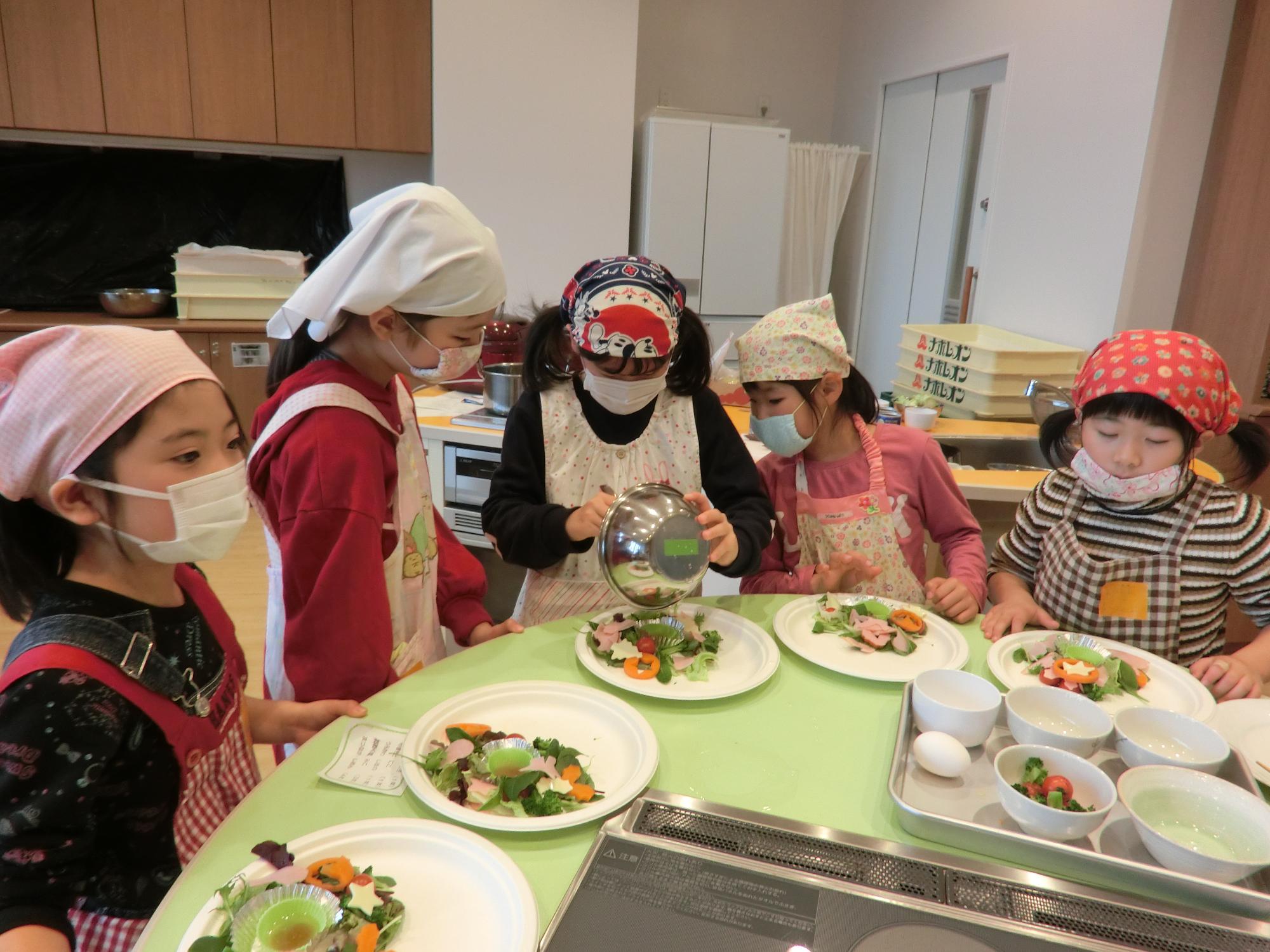 12月クッキングの様子