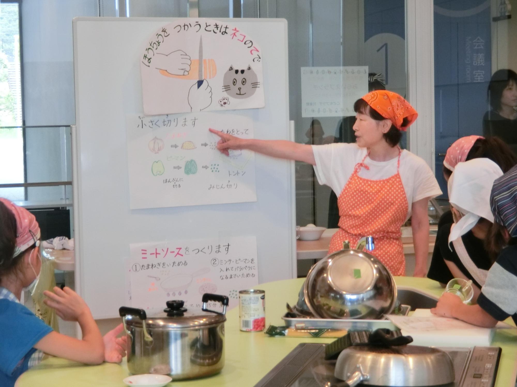 6月クッキングの様子