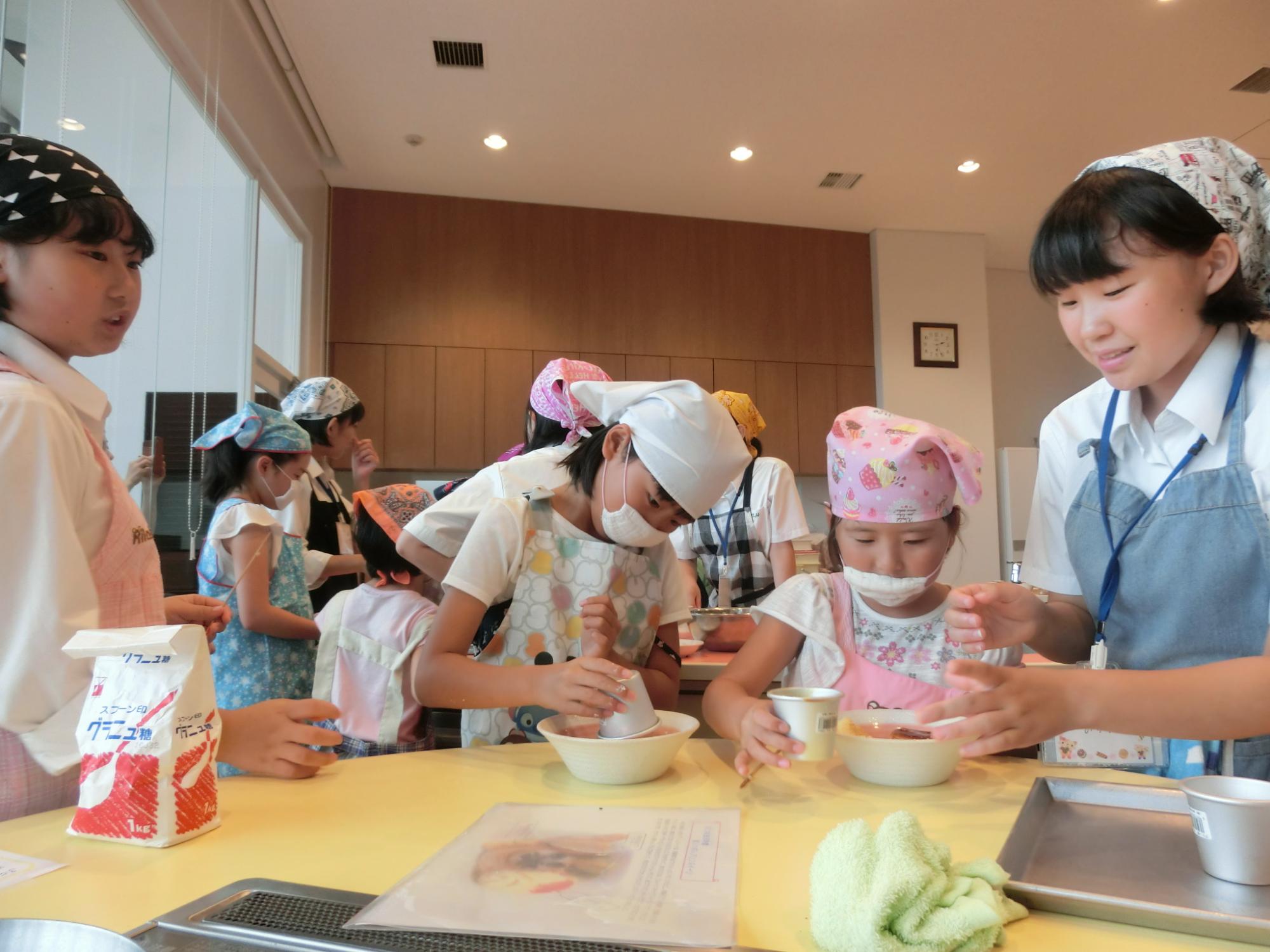 7月クッキングの様子