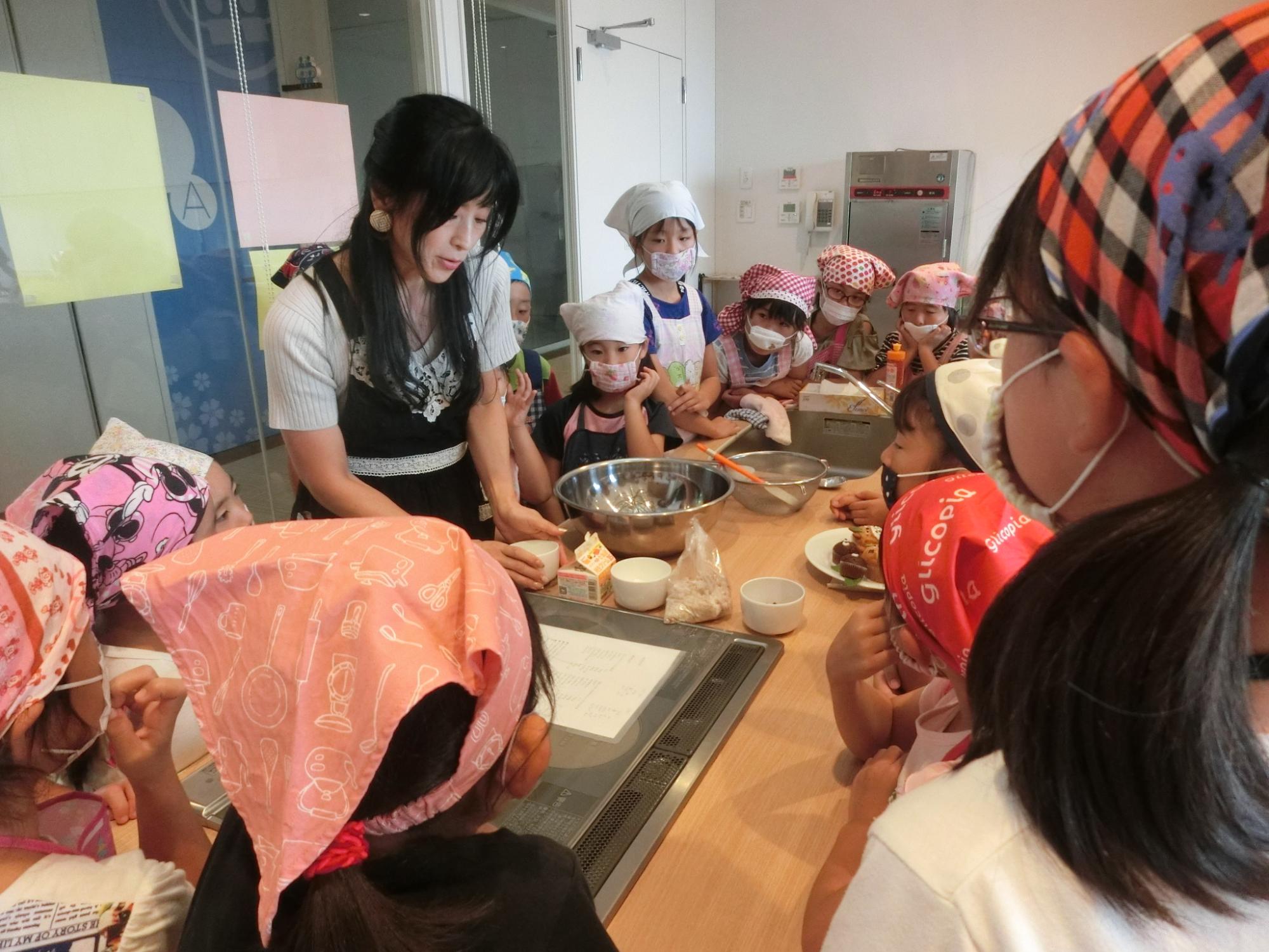 9月クッキングの様子