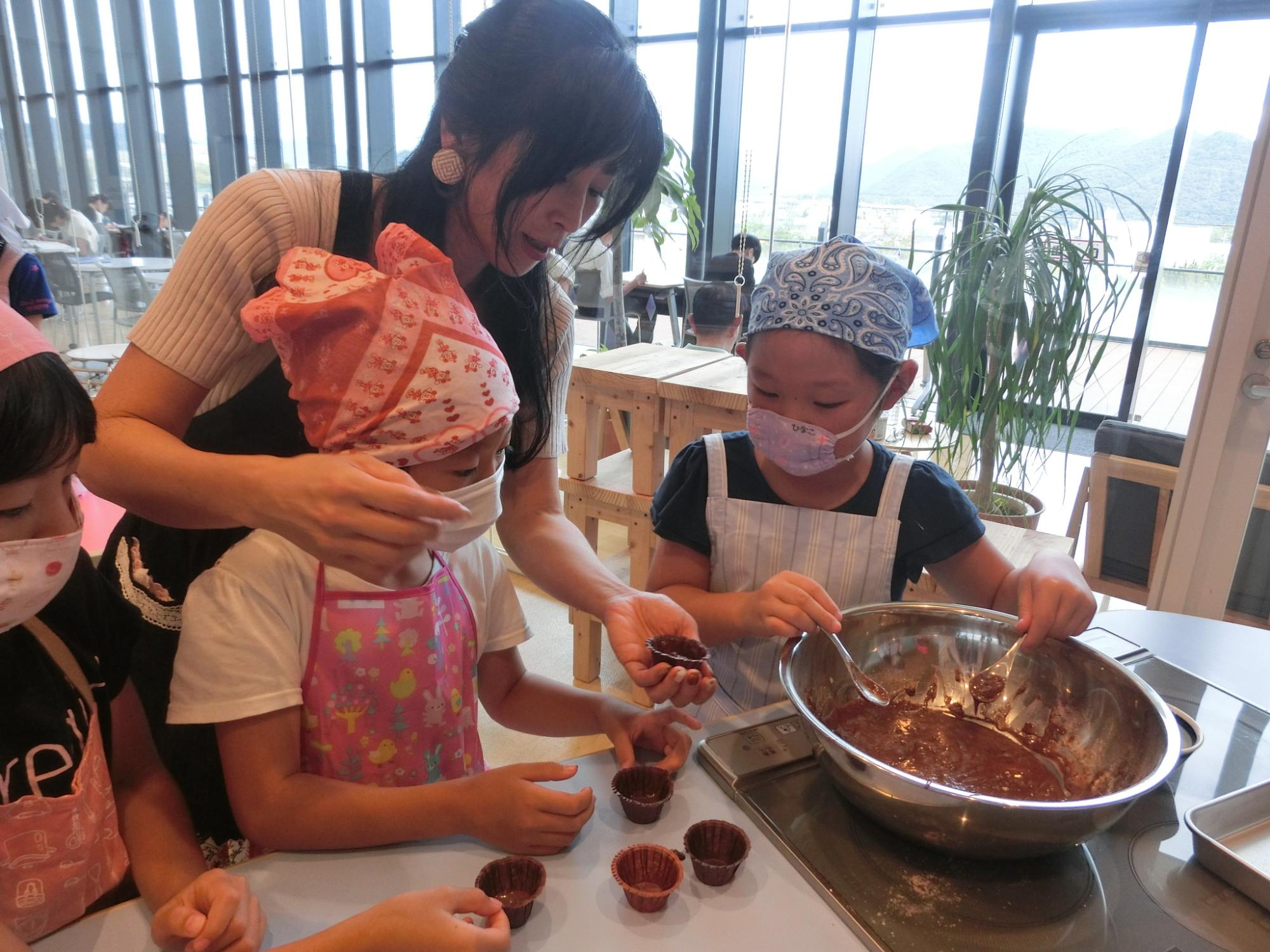 9月クッキングの様子