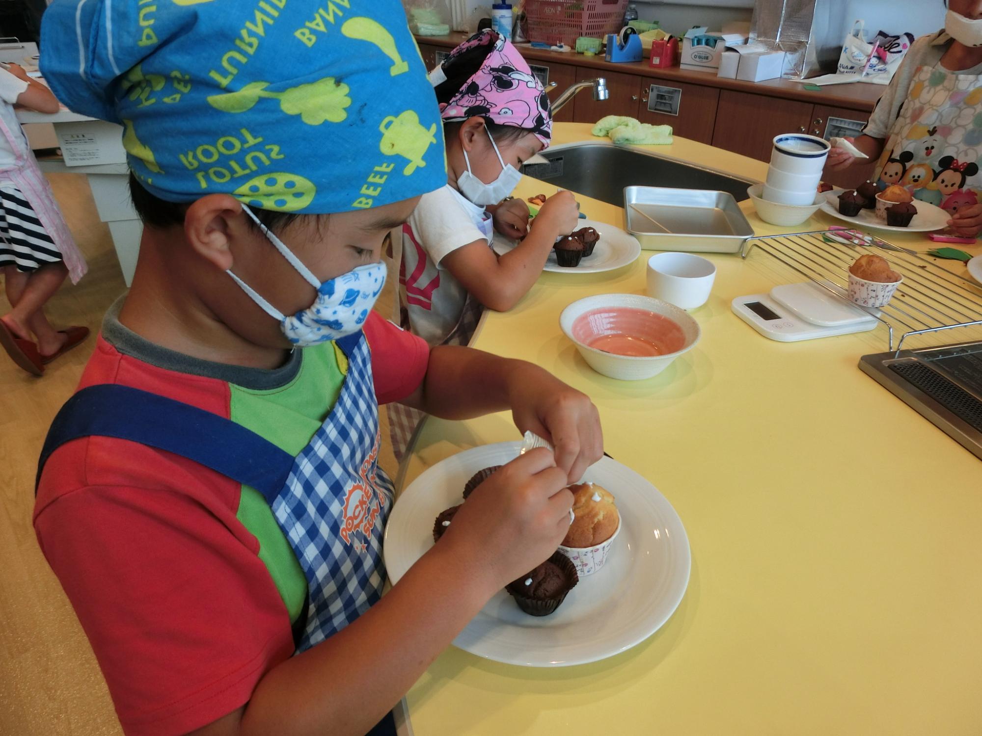 9月クッキングの様子