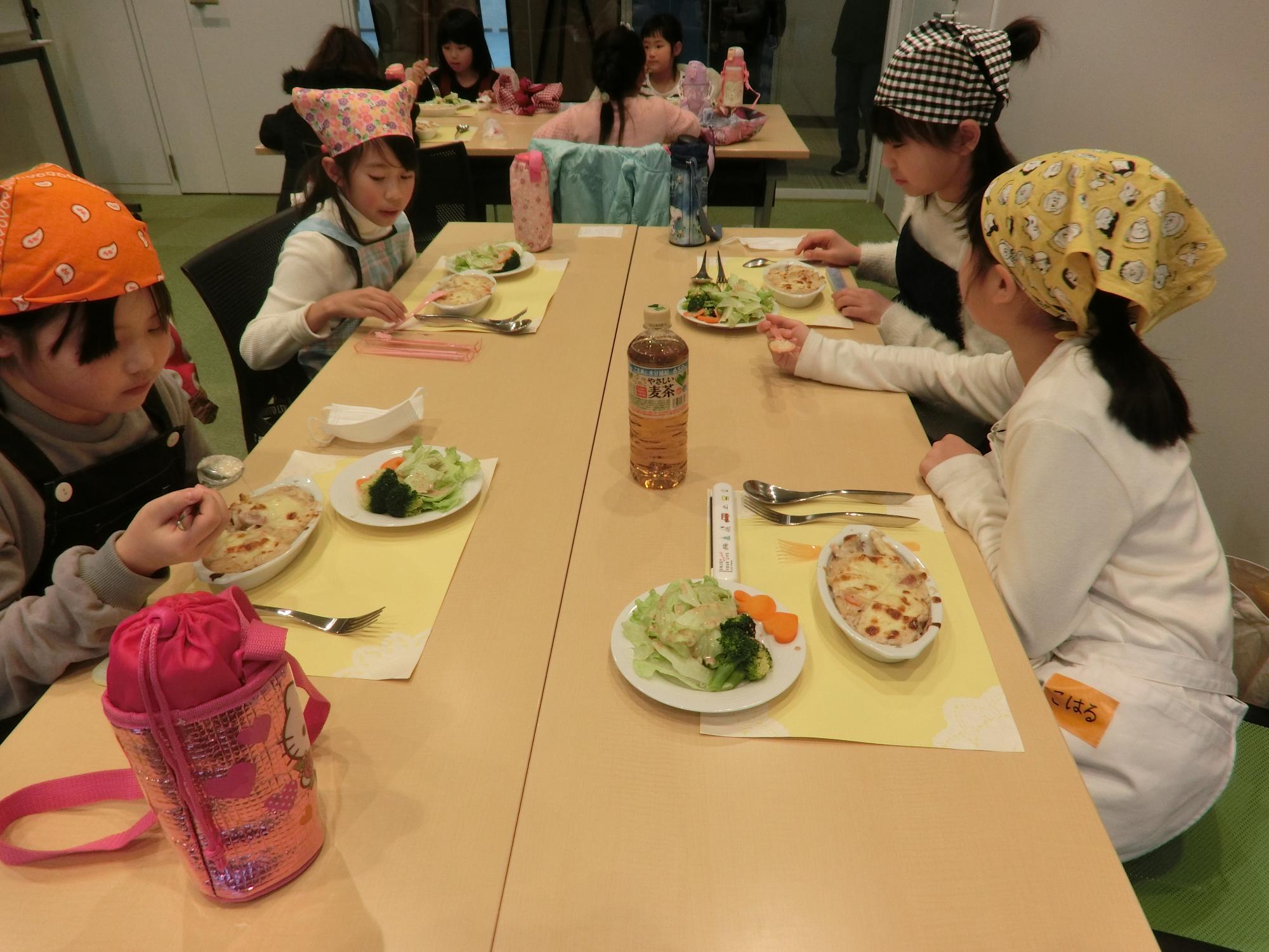 1月クッキングの様子