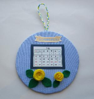 メッセージ付き播州織カレンダー