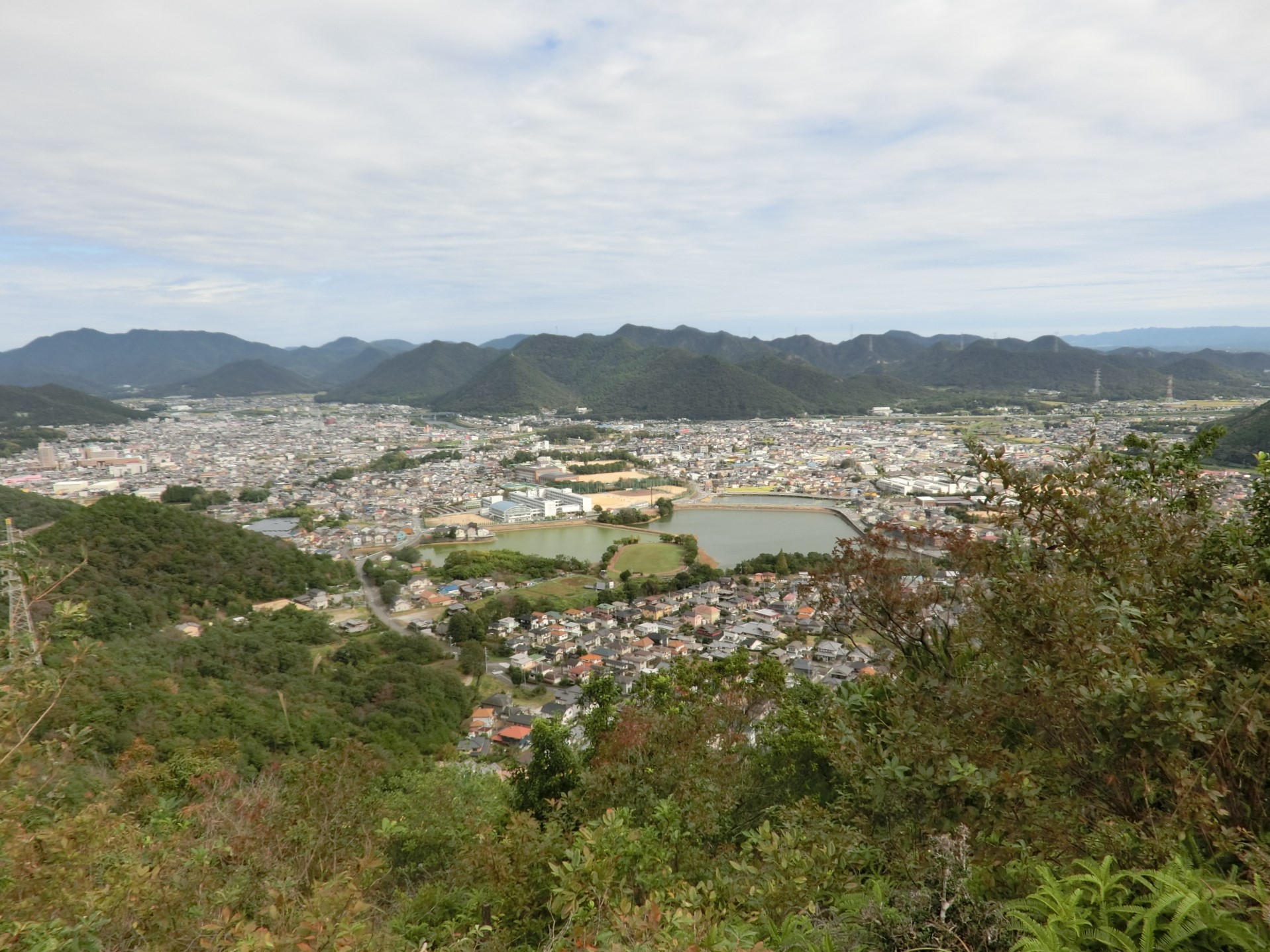 山頂からの景色
