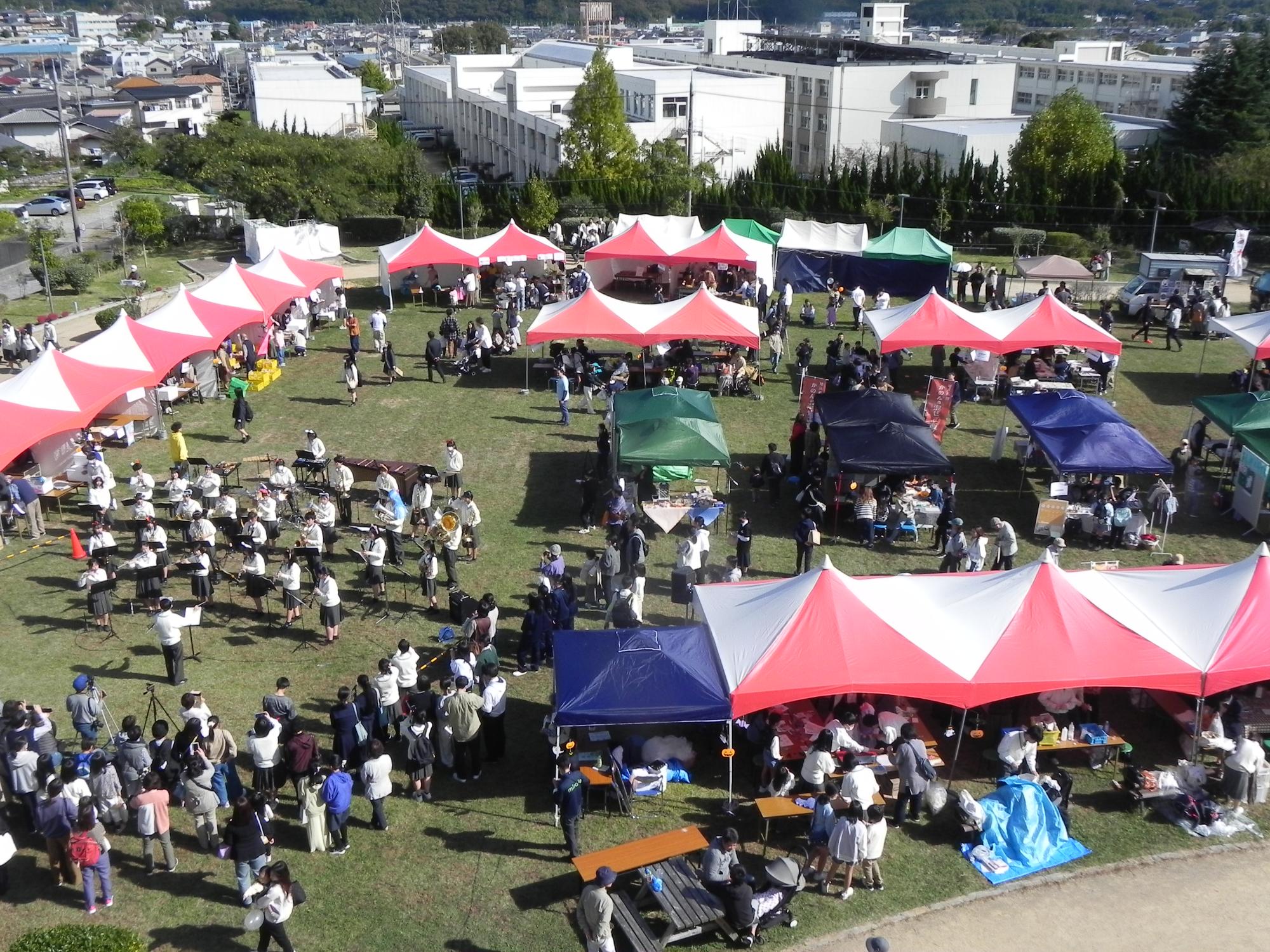 芝生広場の様子