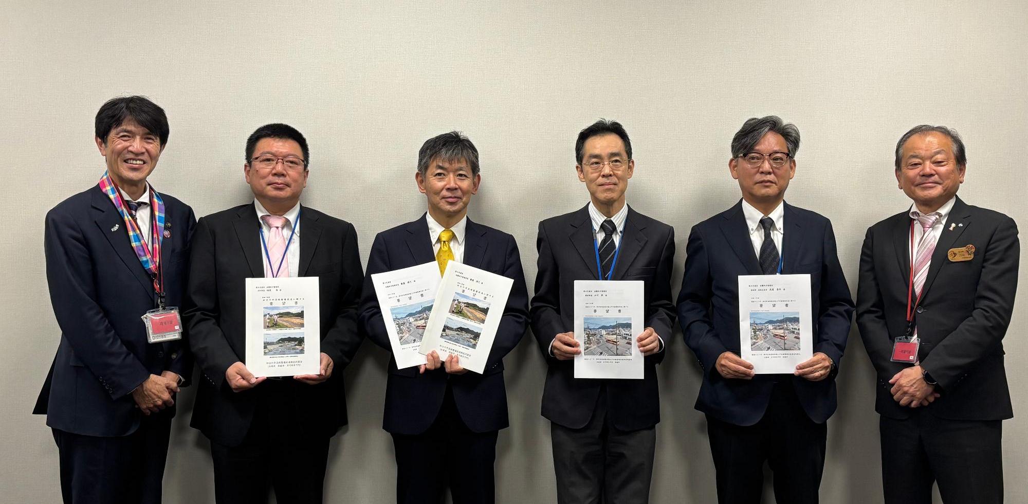 令和7年度西脇市・多可町大阪合同要望会（集合写真）