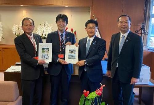 令和3年度加古川中流域等東京要望、国土交通省政務官