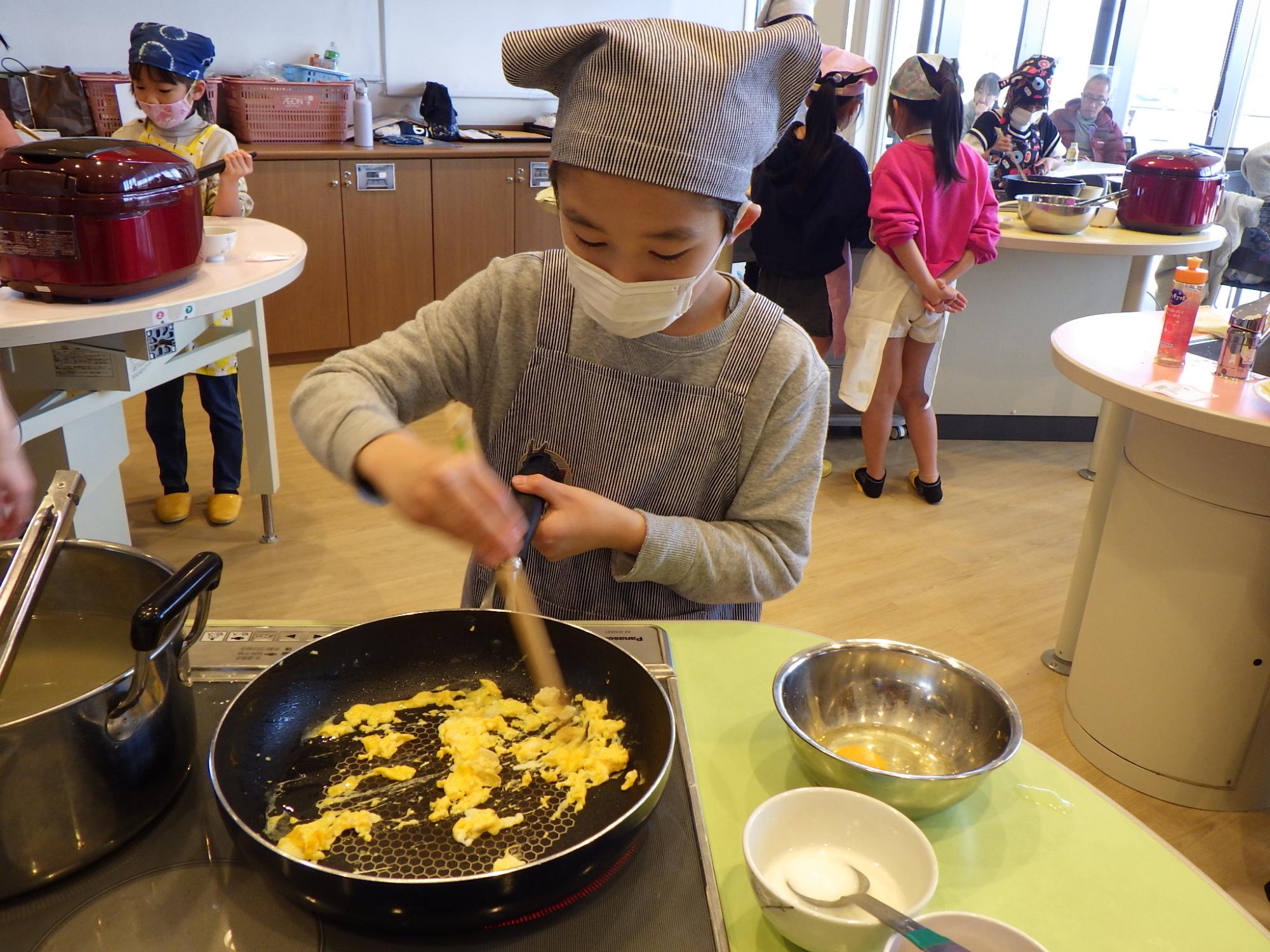 クッキングの様子