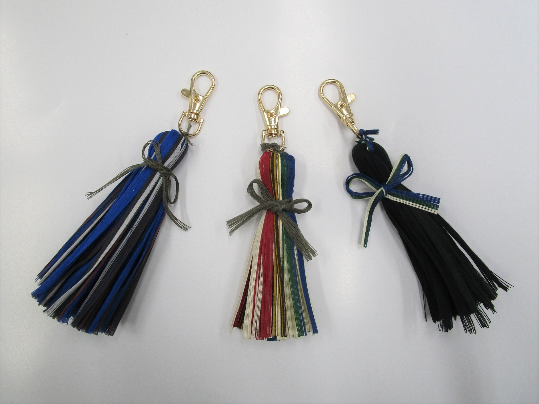 タッセルリボンのキーホルダー