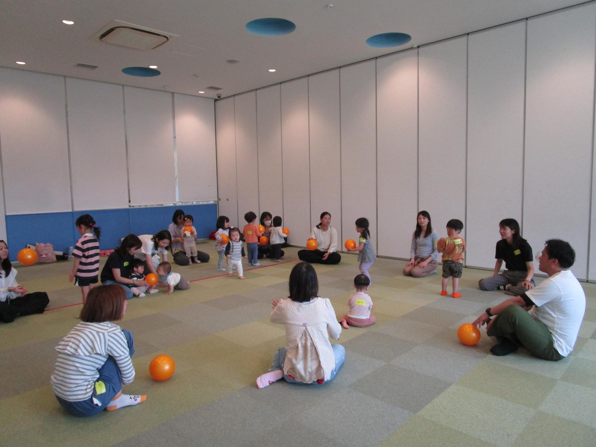 親子でふれあい遊び