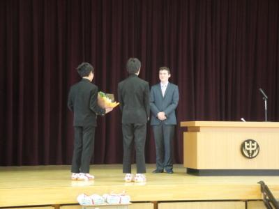 平成30年度修了式