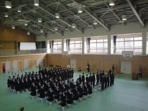 平成30年度卒業式予行1