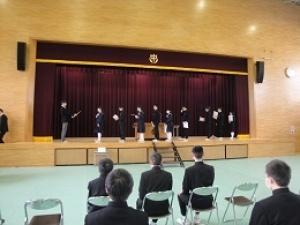 平成30年度卒業式予行2