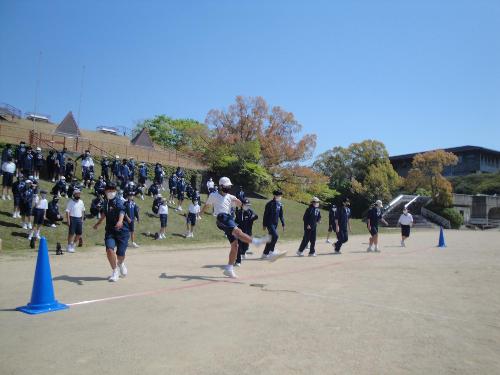 レク（靴飛ばし）