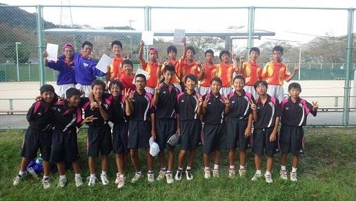 男子ソフトテニス部2014