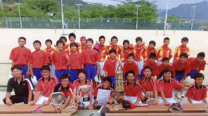 男子ソフトテニス部2014年1